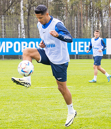 Open training before the Russian Cup match with CSKA Moscow