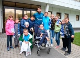 Club Good Deeds: The team hosted visitors at the Gazprom training centre
