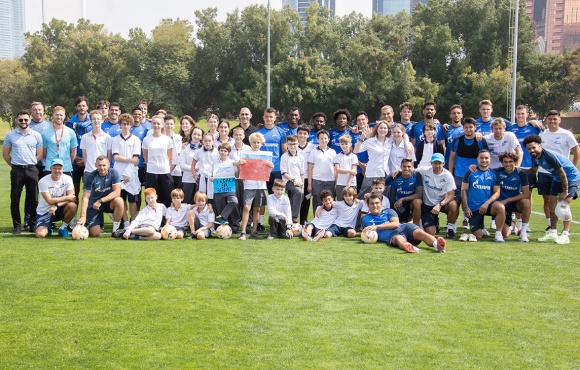 The Russian School in Abu Dhabi visited the Gazprom Training Camp