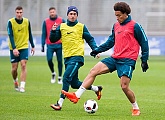 Photos from the open training session before Anzhi - Zenit
