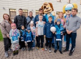 Competition winners visited training with the Barboskins