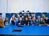 Axel Witsel met the winners of the Zenit-Sport Forecast contest
