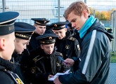 Photo report from the Nakhimovtsy Naval Academy visit to Zenit