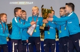 Saint Petersburg Football Championship 2022 medal ceremony