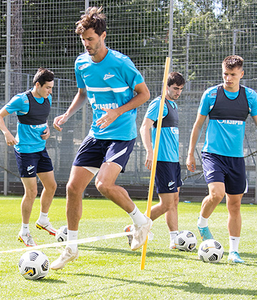 Photos from open training ahead of Zenit v CSKA in the RPL
