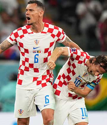 Dejan Lovren and Croatia make it to the knockout stages of Qatar 2022