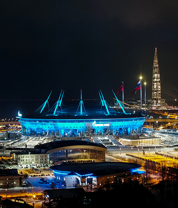 Zenit are the best-attended club in Eastern Europe