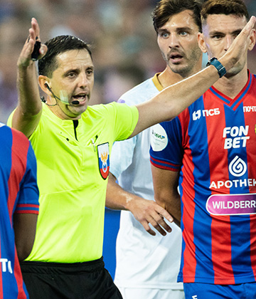 Referee appointment made for the Zenit v CSKA Cup match 