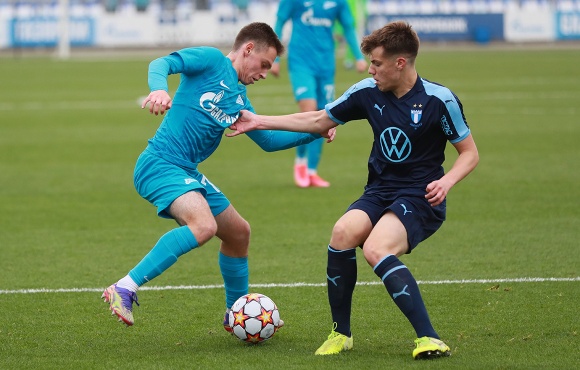 Zenit U19s beat Malmo in the UEFA Youth League