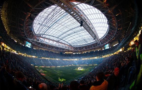 The Gazprom Arena was Europe's most visited stadium this season