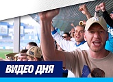 Chistyakov and Vasyutin with the fans at Zenit-2