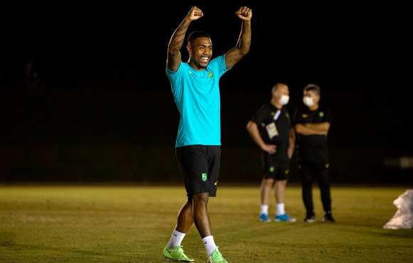 Malcom plays for Brazil at the Tokyo Olympics 