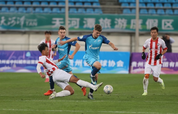 Zenit U19s win big in China
