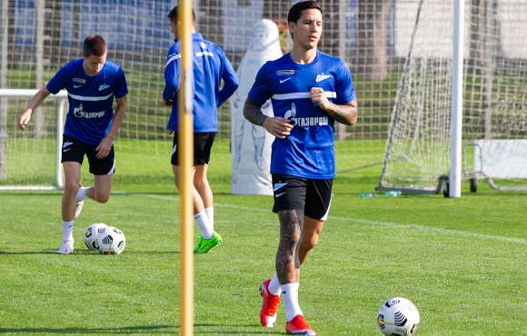 Sebastian Driussi is back in training