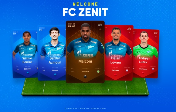 Zenit join Sorare’s fantasy football game