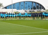 The team paid their respects to the victims of the Siege of Leningrad