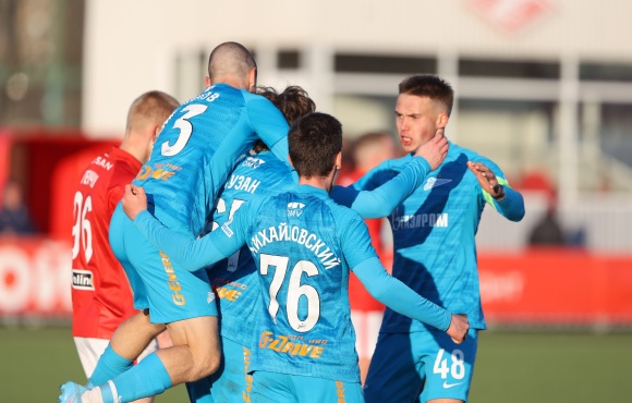 Zenit U19s win away against Spartak Moscow