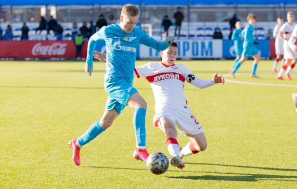Results of Zenit v Spartak Moscow in the YFL