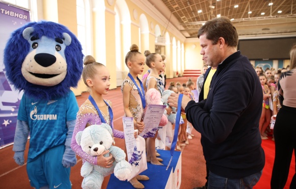 Zenit-2's Vladislav Radimov took part in a gymnastics competition for children with disabilities