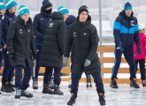 Zenit U19 team visited the new ice skating rink near the Gazprom Arena