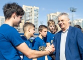 Club management met and congratulated Zenit U17s on the championship win