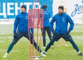 Photos from team training before facing Lokomotiv 