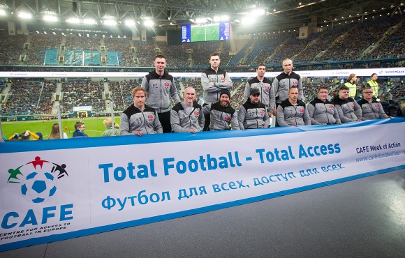 Zenit take part in CAFE's Total Football -  Total Access week of action