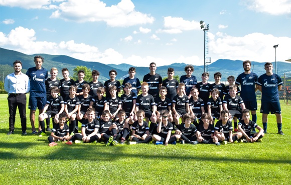 Zenit open a children's football camp in Spoleto, Italy
