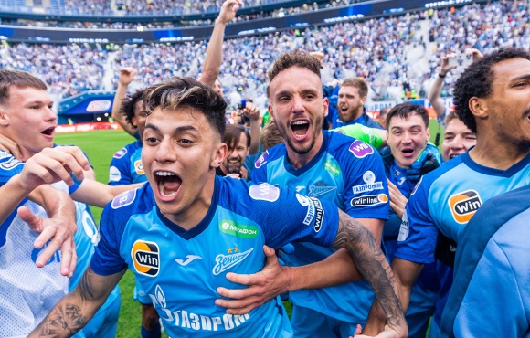 Ten Zenit players became Russian champions for the first time