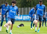Photos from open training before the match with Sochi