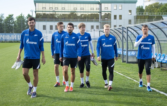 The team are back in training at the Gazprom Training Centre
