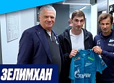 Photos from Zelimkhan Bakaev's first day at Zenit
