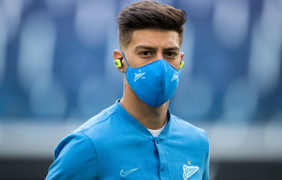 Emiliano Rigoni plays his 50th game for Zenit