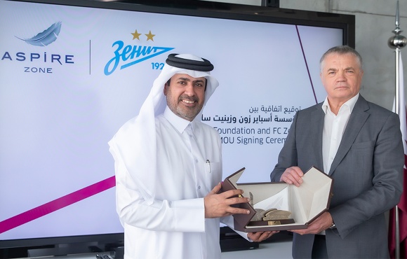 Zenit and Qatar's Aspire Zone sign a co-operation agreement