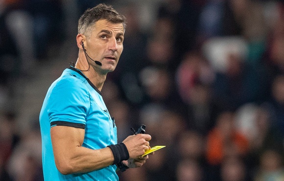 Referee appointment made for Wednesday's Champions League game