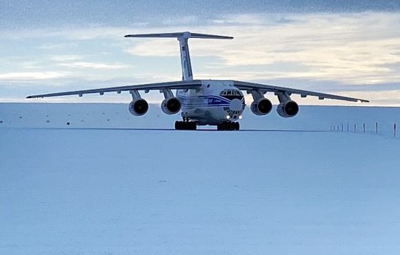 The new Zenit airfield opened in Antarctica