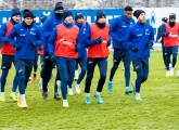 Photos from training before the Cup match against Dynamo