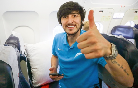Zenit are on their way to London for the Champions League