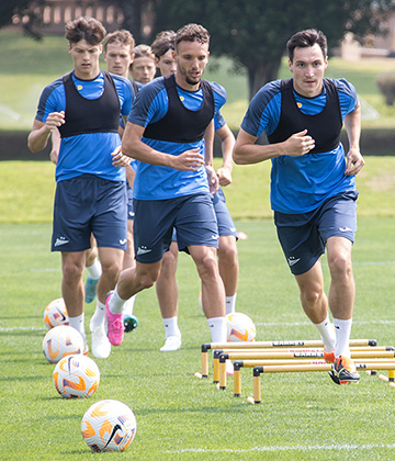 The Gazprom Training Camp in the UAE: 26 February morning session