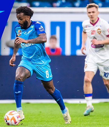 Highlights of Zenit v CSKA Moscow in the RPL